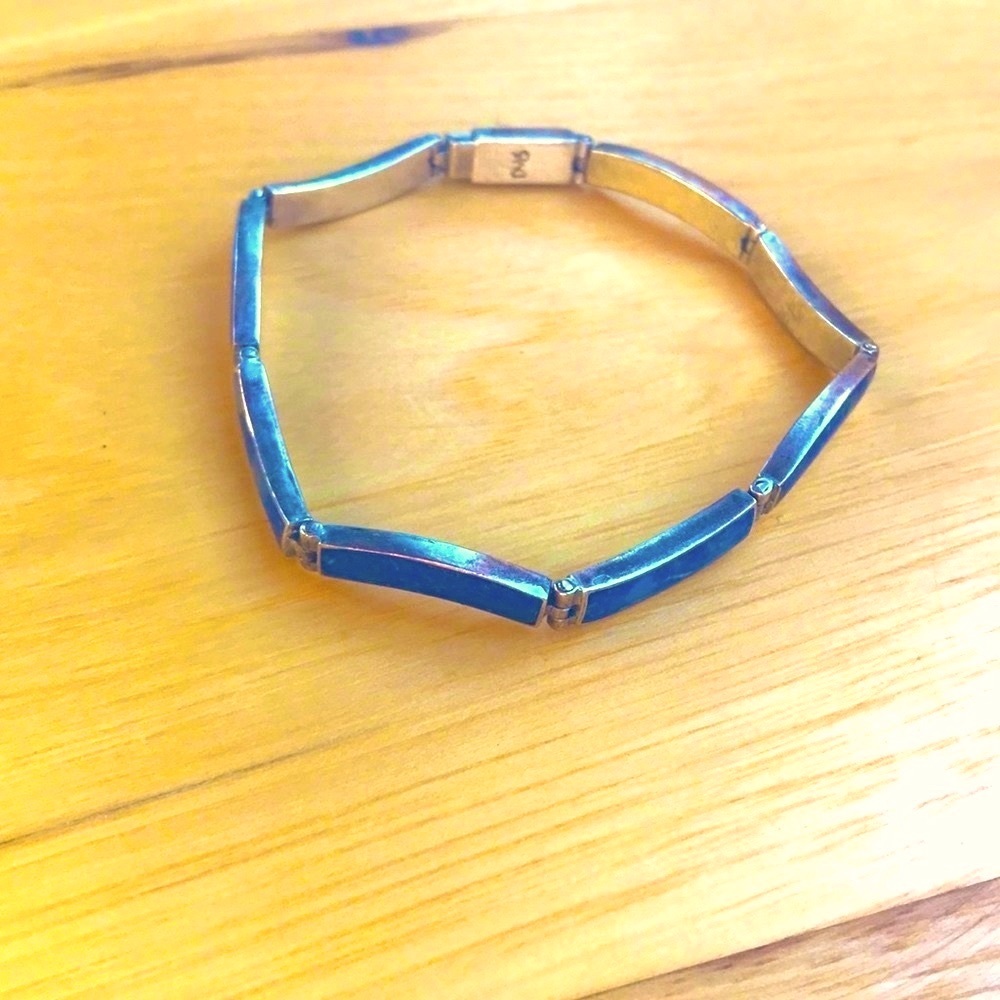 Sterling silver and lapis lazuli bracelet🌺Native American